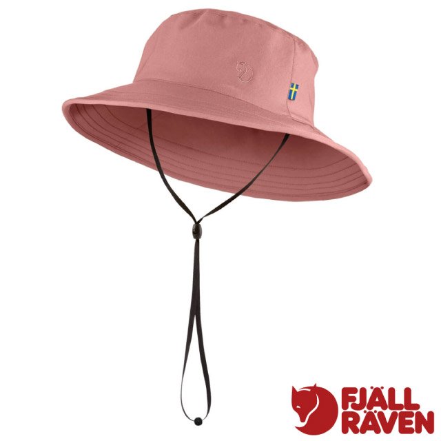 【Fjallraven 小狐狸】Abisko Sun Hat 輕量快乾遮陽帽.防曬帽.中盤帽/77406-300 乾燥玫瑰✿30E010